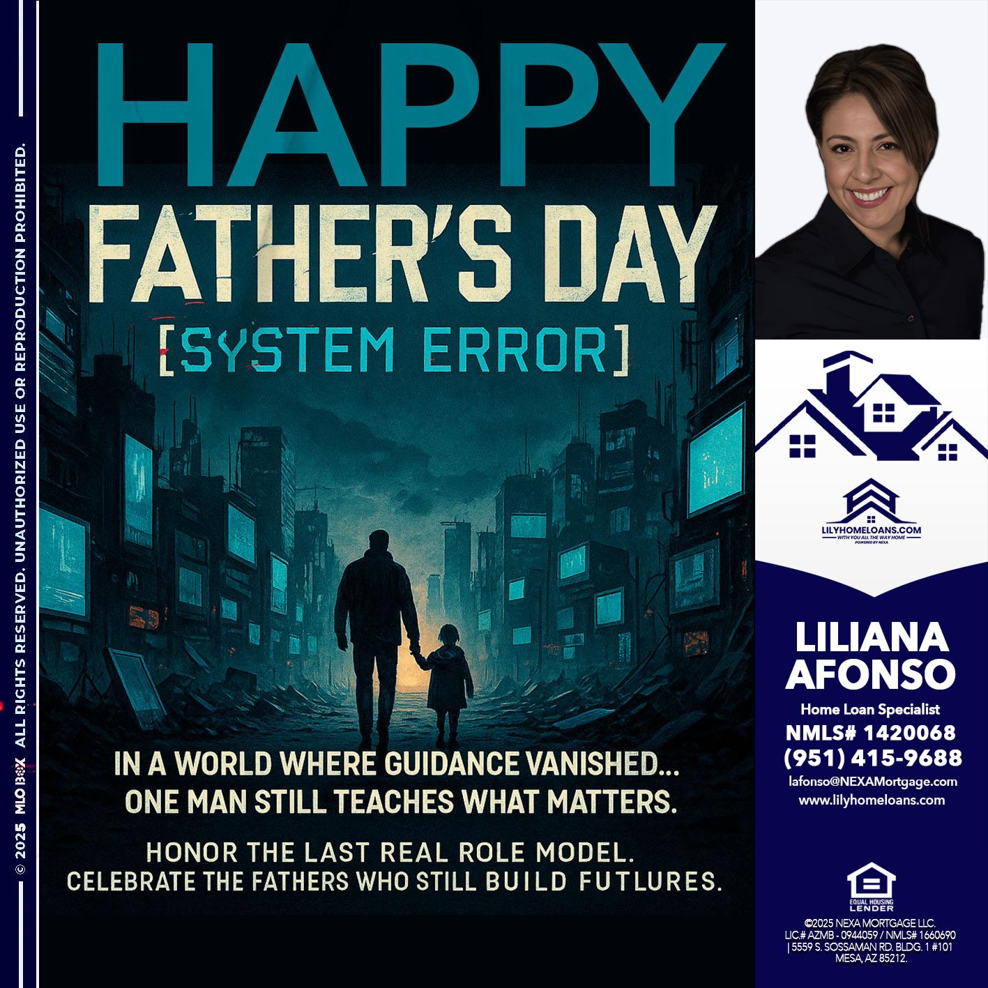 HAPPY FATHERS DAY - Liliana Afonso -Home Loan Specialist