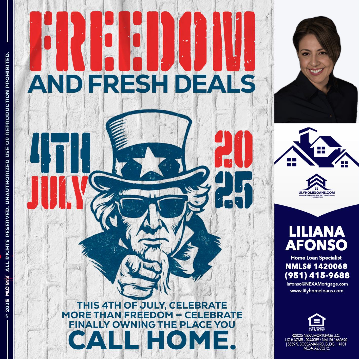 FREEDOM - Liliana Afonso -Home Loan Specialist