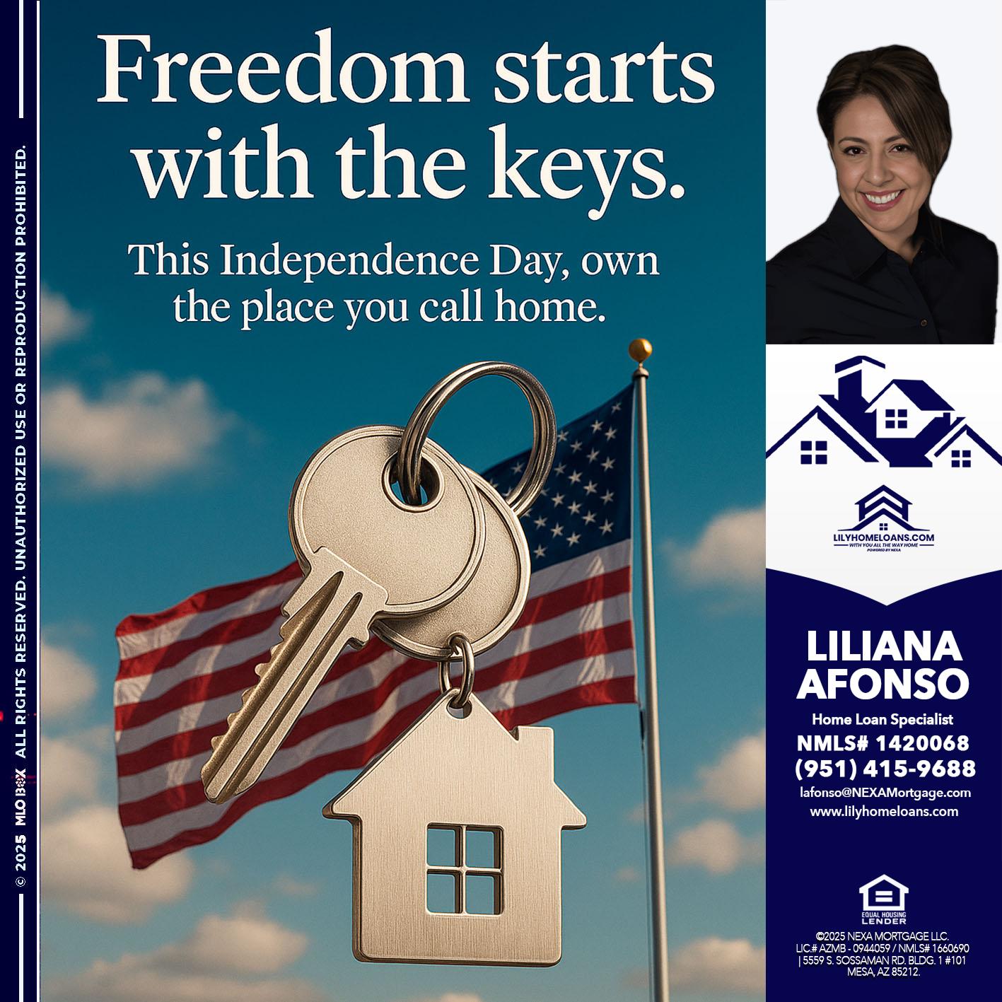 FREEDOM STARTS - Liliana Afonso -Home Loan Specialist