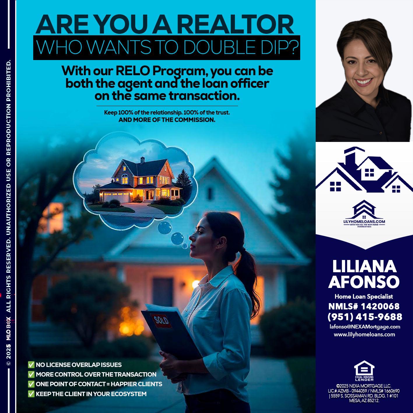 Are you a Realtor? - Liliana Afonso -Home Loan Specialist