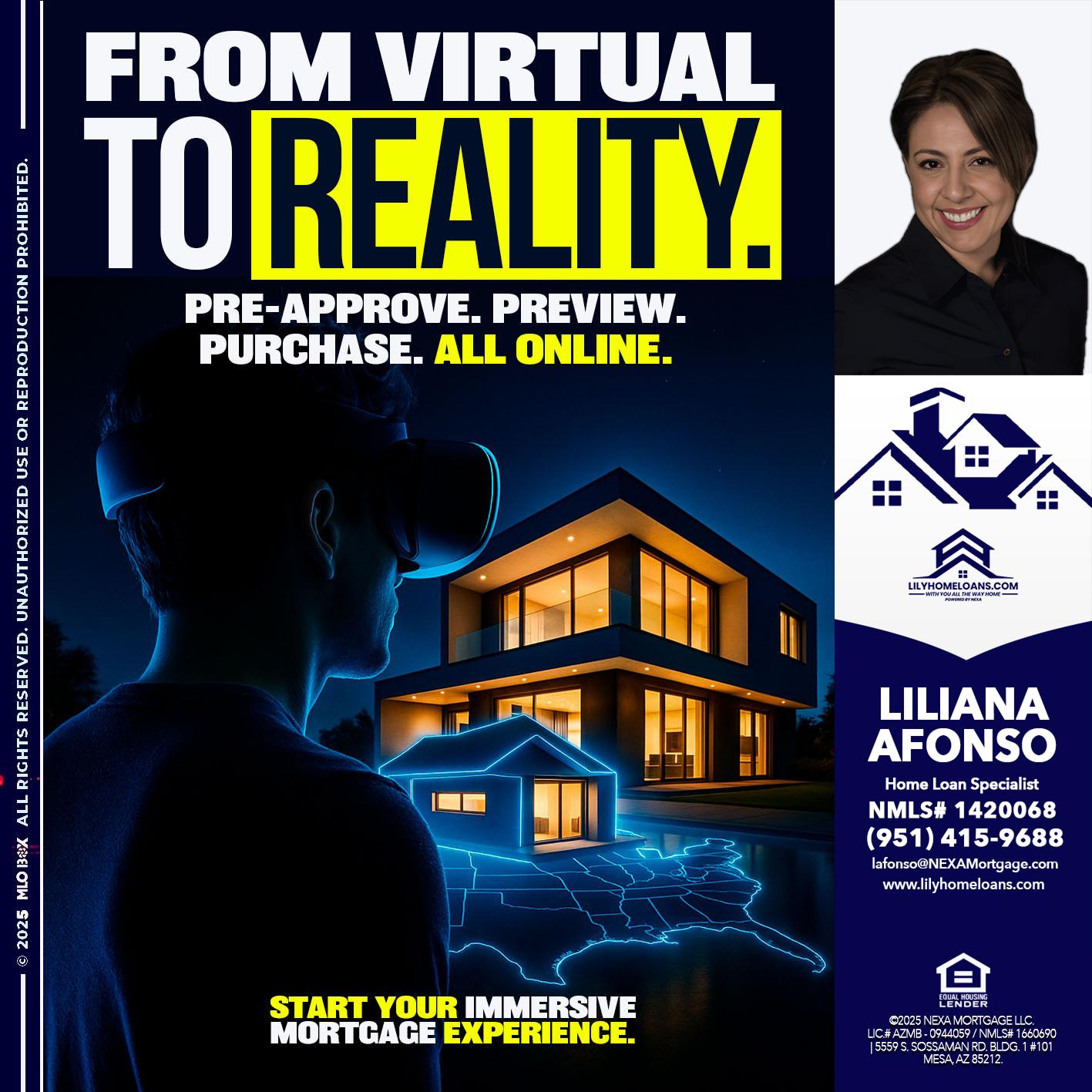 FROM VIRTUAL - Liliana Afonso -Home Loan Specialist