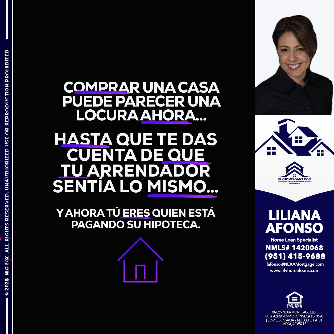 COMPRAR UNA CASA - Liliana Afonso -Home Loan Specialist