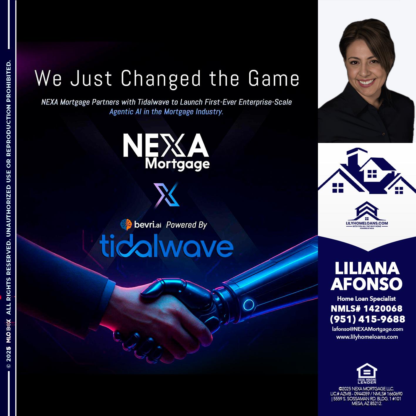 we just change - Liliana Afonso -Home Loan Specialist