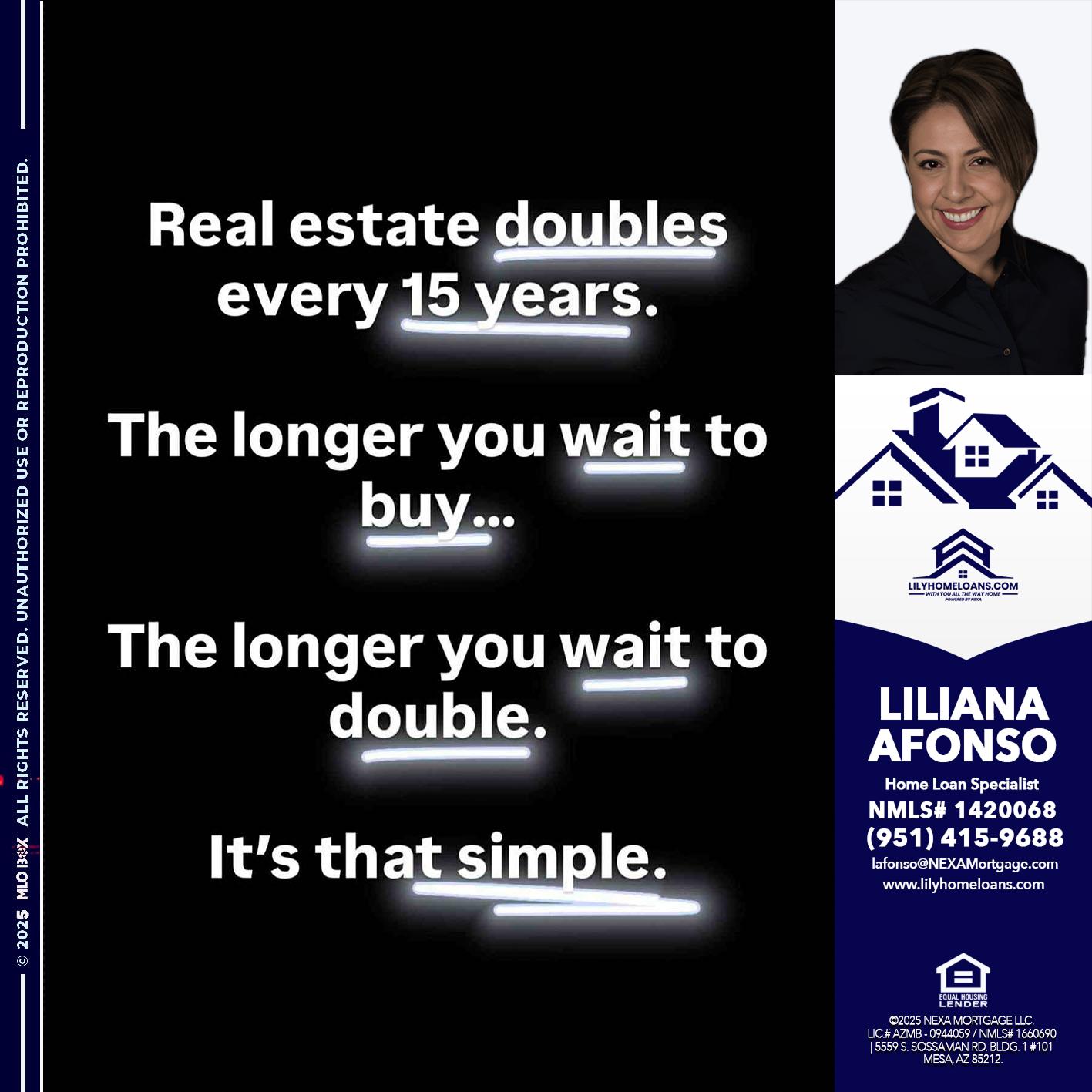 REAL ESTATE - Liliana Afonso -Home Loan Specialist