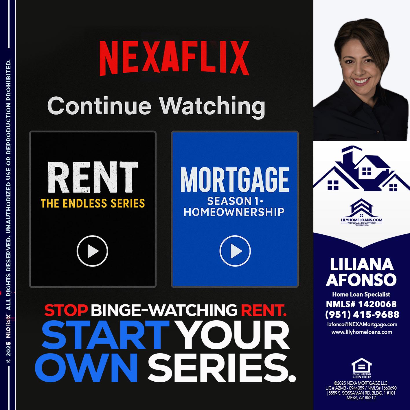 NEXAFLIX - Liliana Afonso -Home Loan Specialist