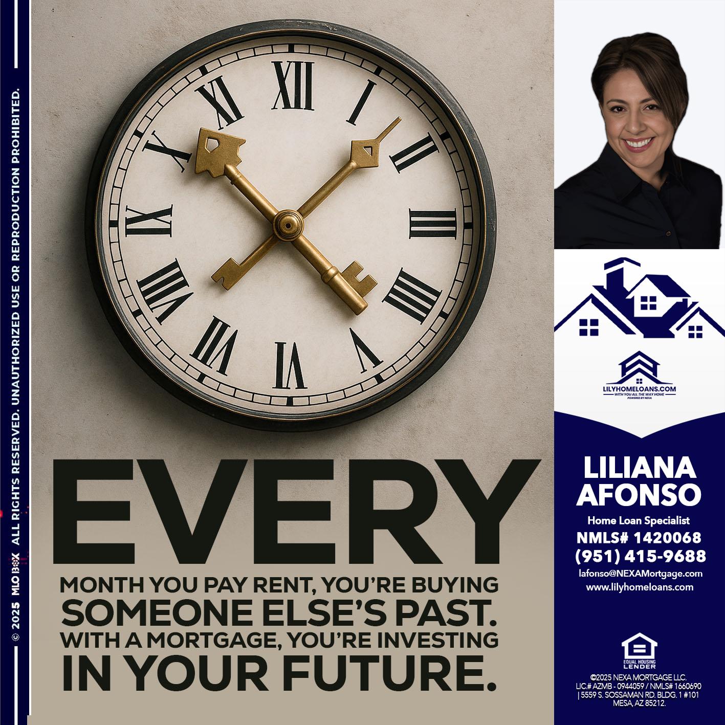 EVERY MONTH - Liliana Afonso -Home Loan Specialist