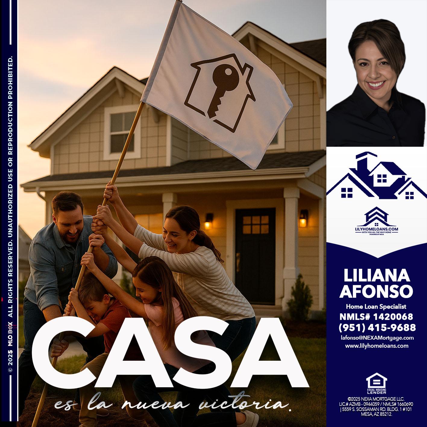 CASA ES LA NUEVA VICTORIA - Liliana Afonso -Home Loan Specialist