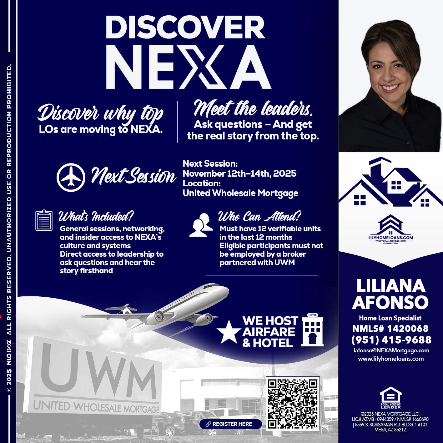 DISCOVER NEXA - Liliana Afonso -Home Loan Specialist