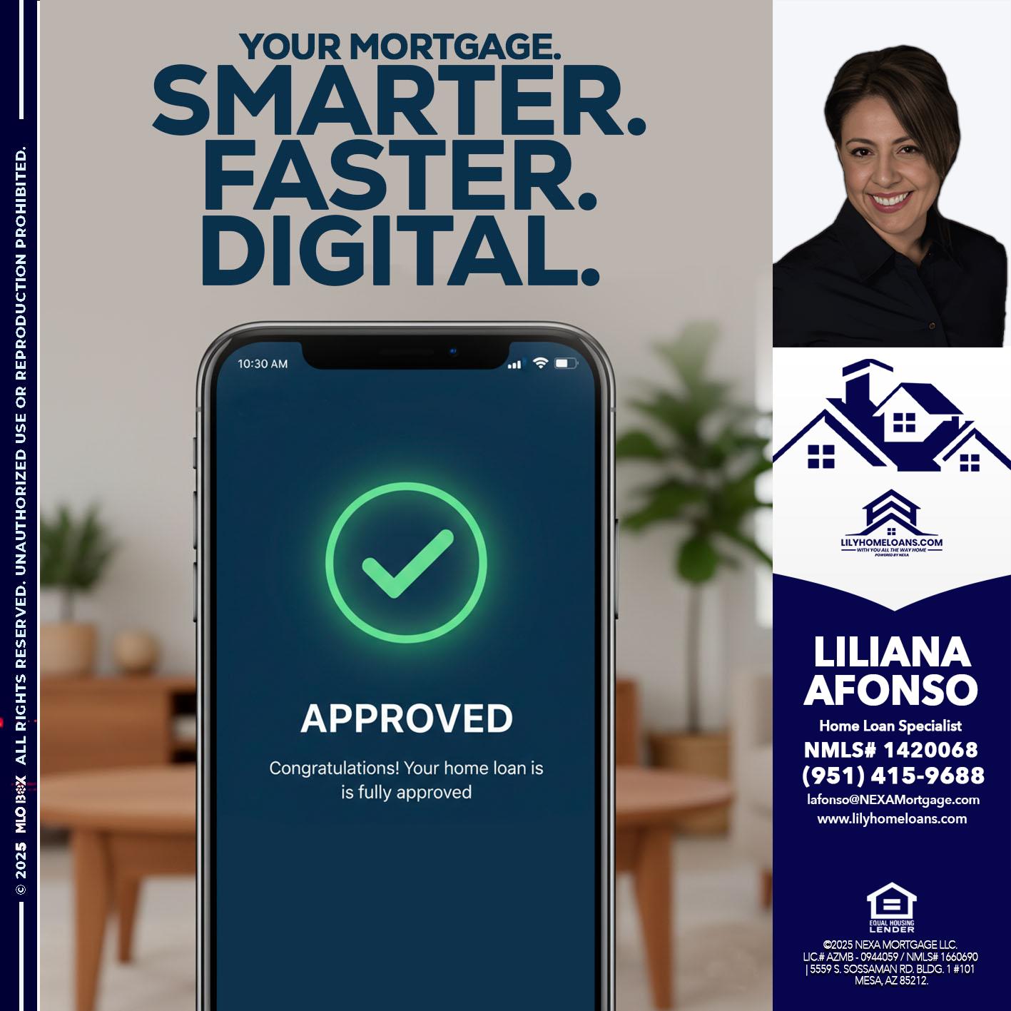 smarter faster digital - Liliana Afonso -Home Loan Specialist