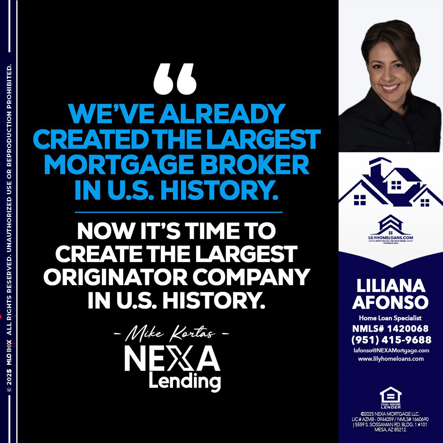weve already - Liliana Afonso -Home Loan Specialist