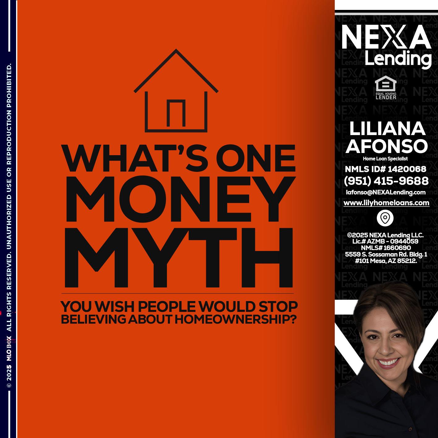 WHATS ONE - Liliana Afonso -Home Loan Specialist