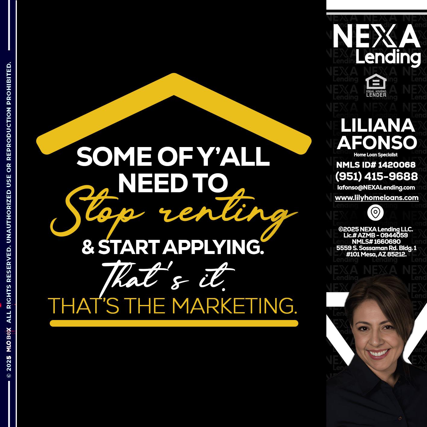 some of you - Liliana Afonso -Home Loan Specialist