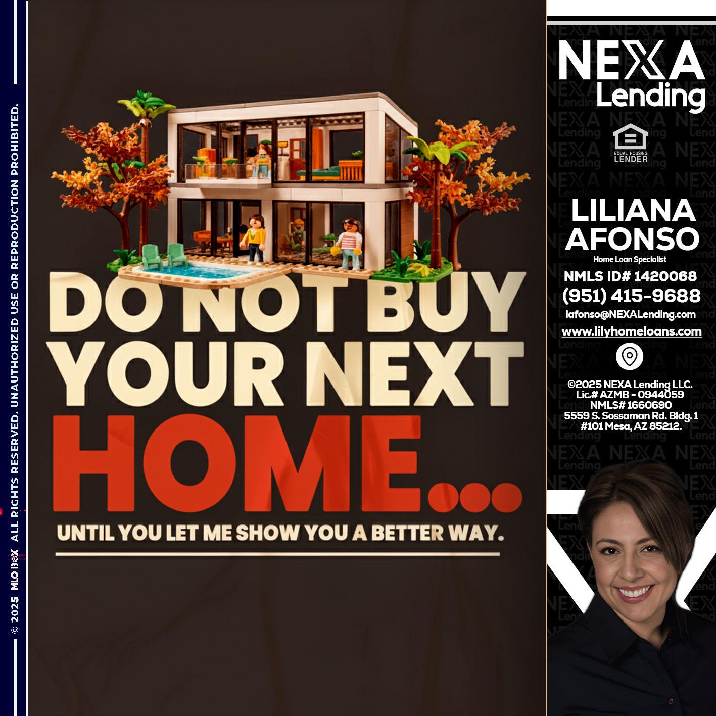DO NOT BUY - Liliana Afonso -Home Loan Specialist