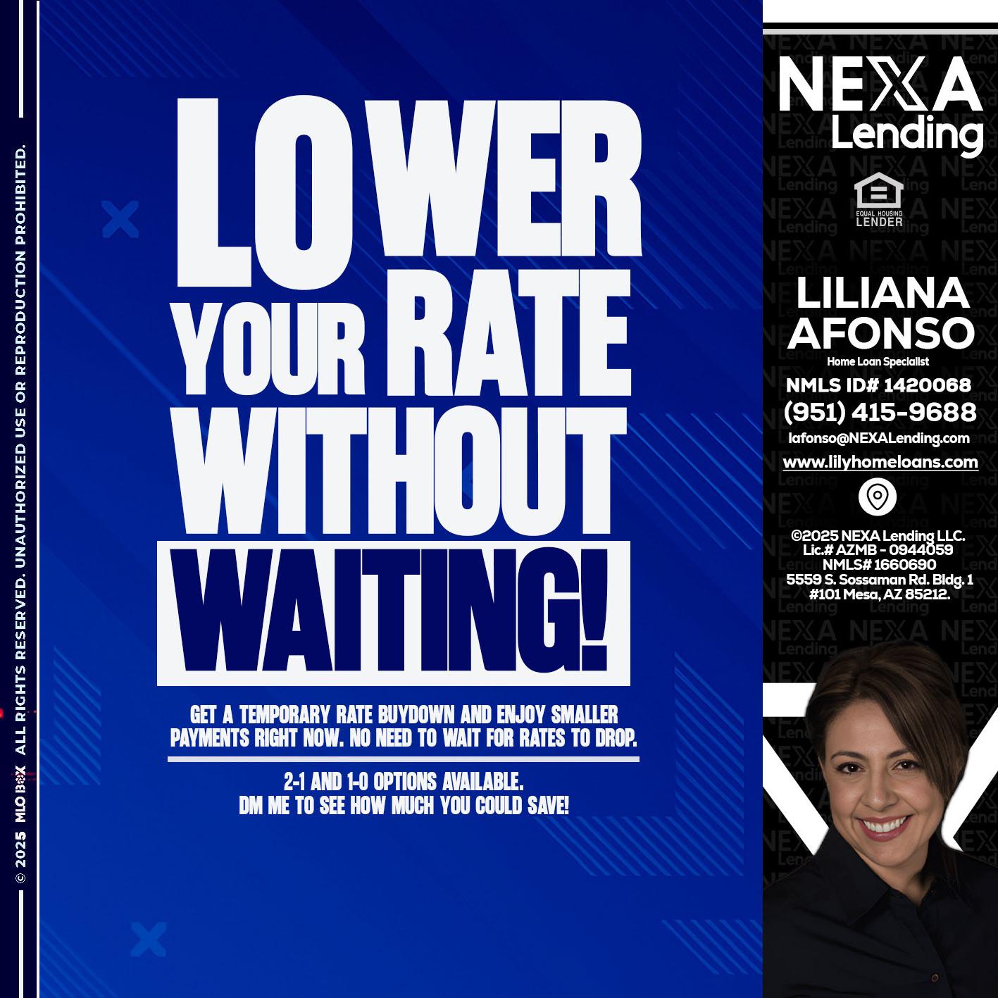 LOWER RATES - Liliana Afonso -Home Loan Specialist