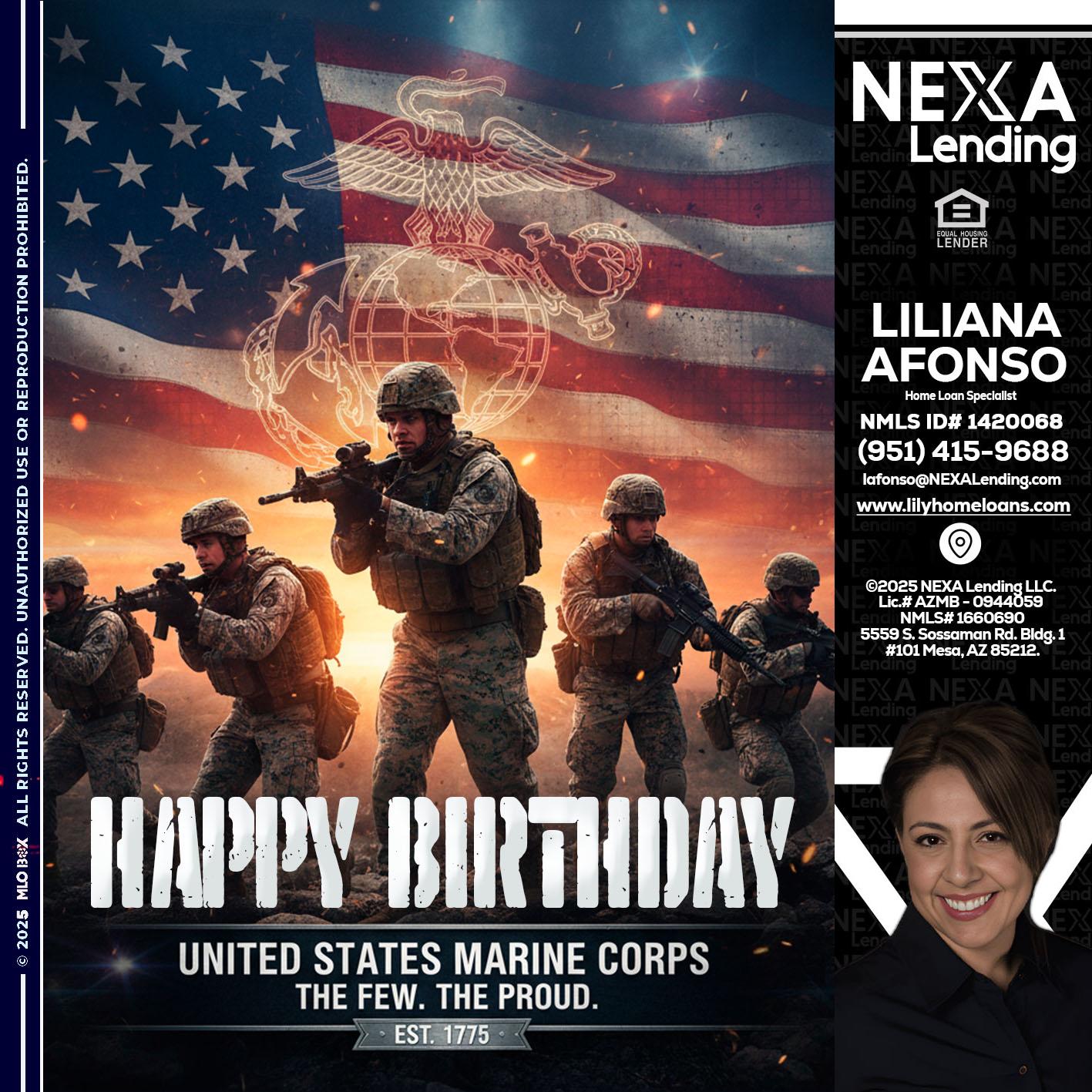 happy birthday - Liliana Afonso -Home Loan Specialist