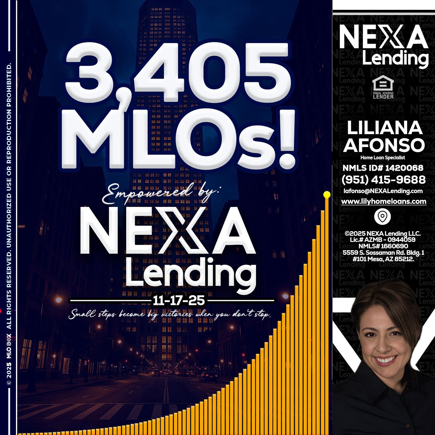 3405 MLOs - Liliana Afonso -Home Loan Specialist