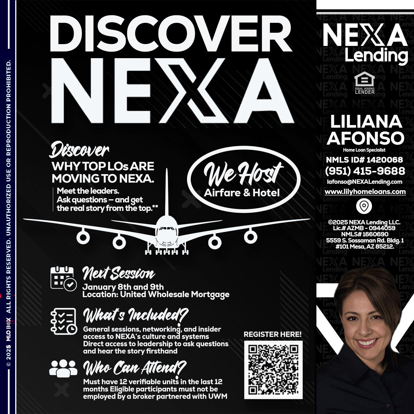 DISCOVER NEXA - Liliana Afonso -Home Loan Specialist