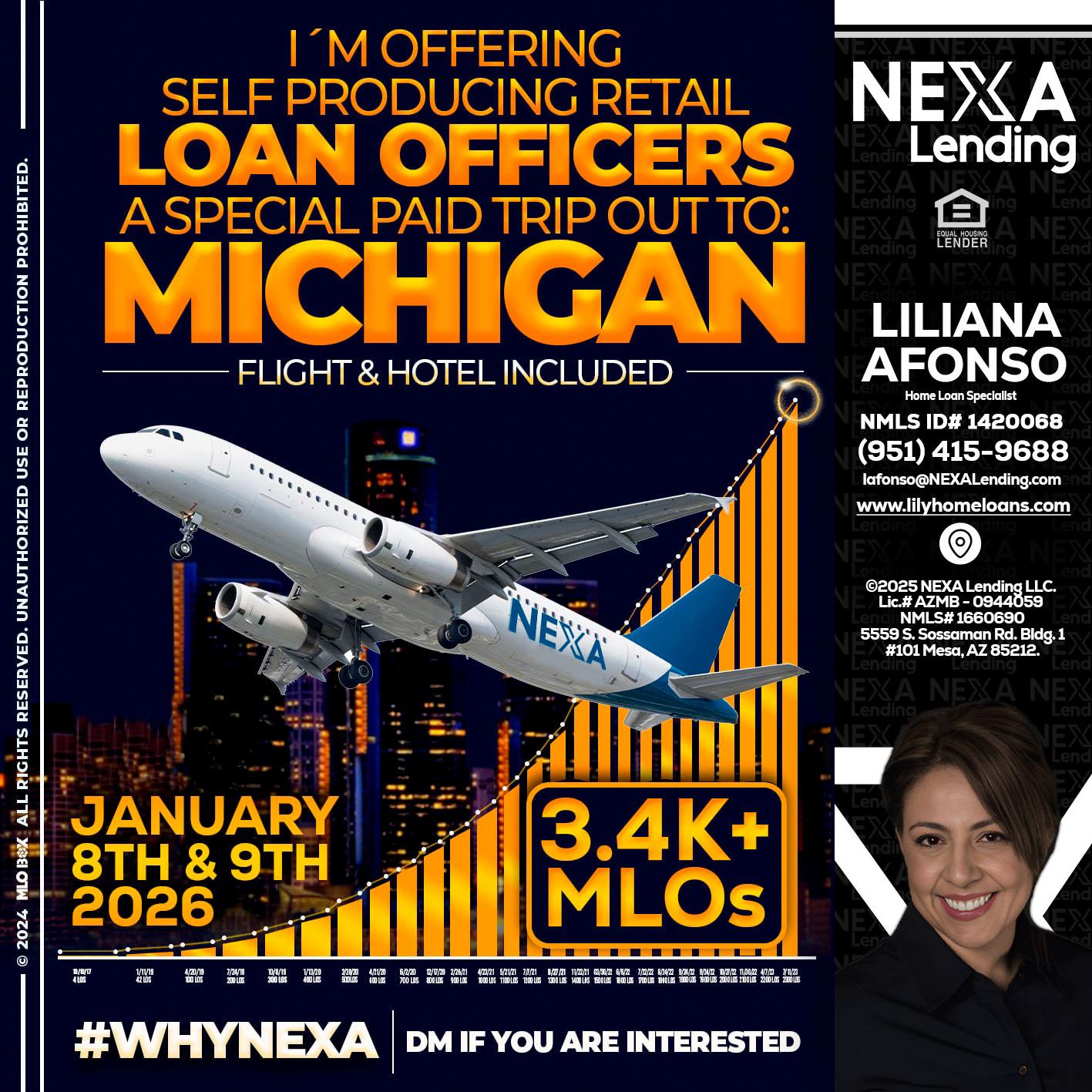 MICHIGAN TRIP - Liliana Afonso -Home Loan Specialist