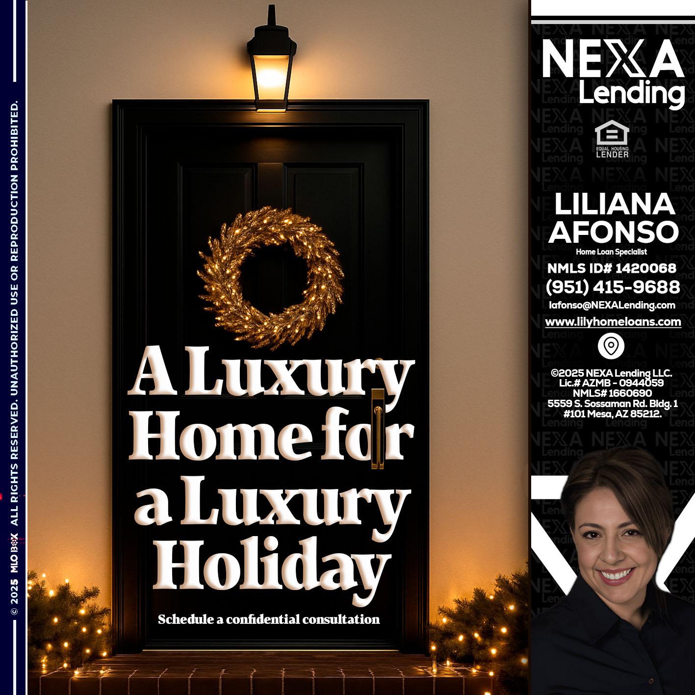 A LUXURY HOME - Liliana Afonso -Home Loan Specialist