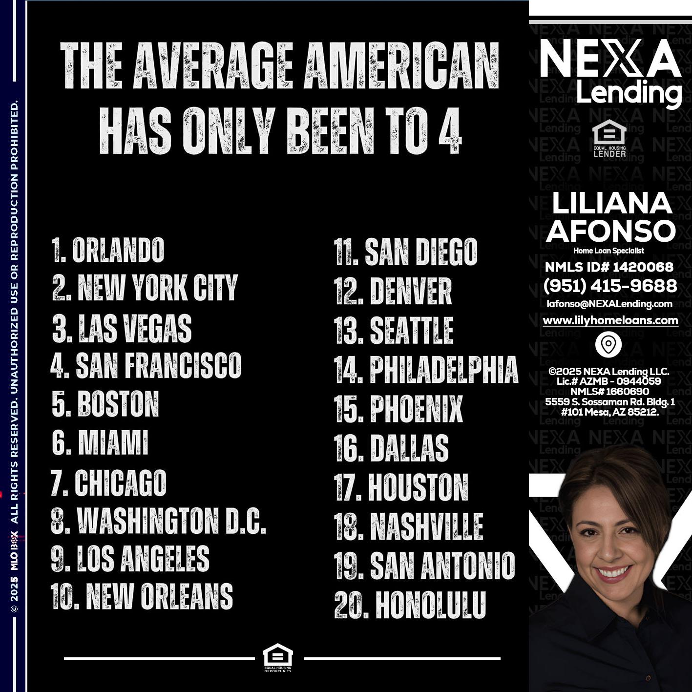 THE AVERAGE AMERICAN - Liliana Afonso -Home Loan Specialist