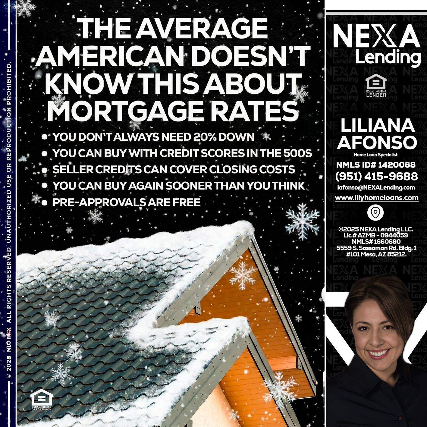 THE AVERAGE - Liliana Afonso -Home Loan Specialist