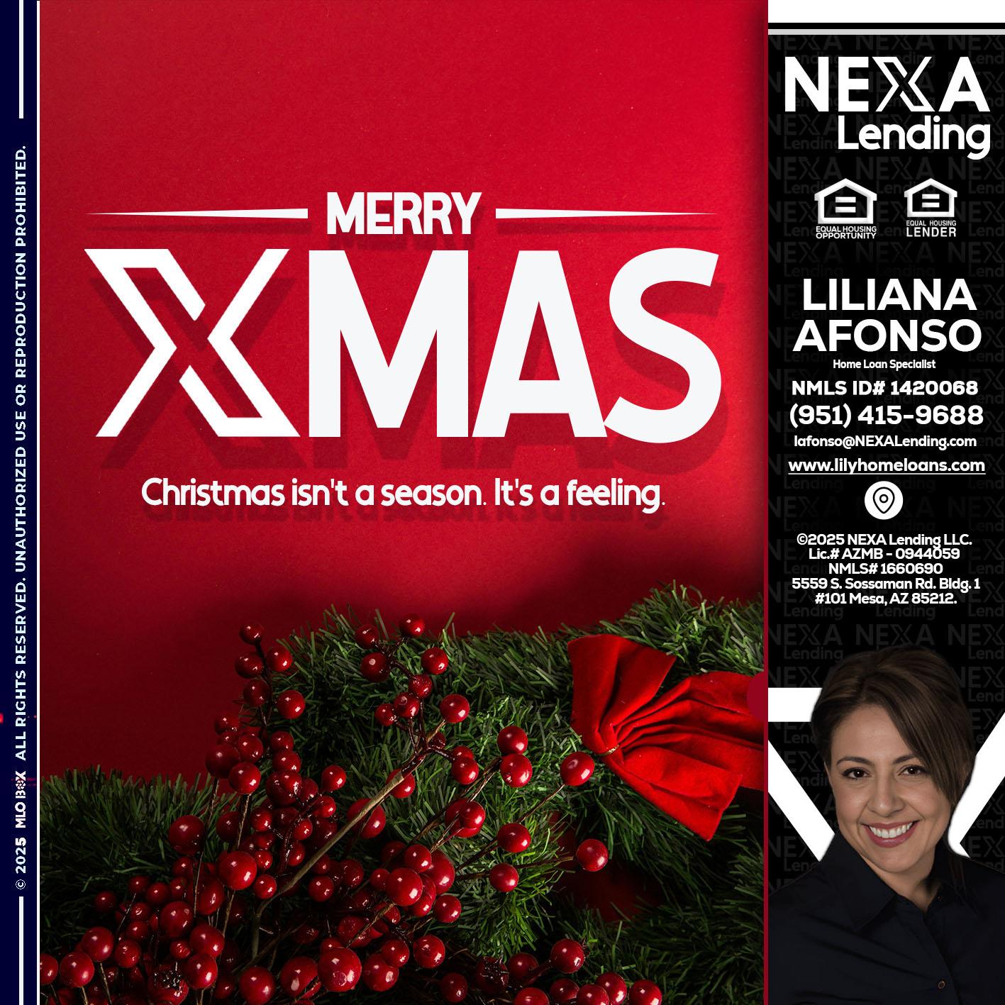 merry xmas - Liliana Afonso -Home Loan Specialist