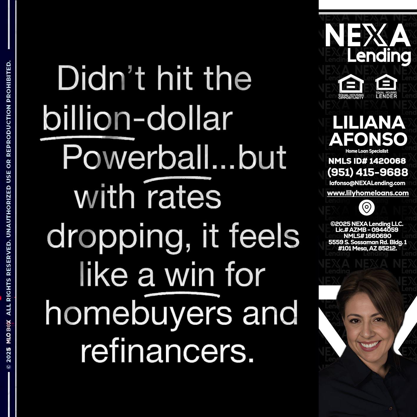 DIDNT HIT - Liliana Afonso -Home Loan Specialist