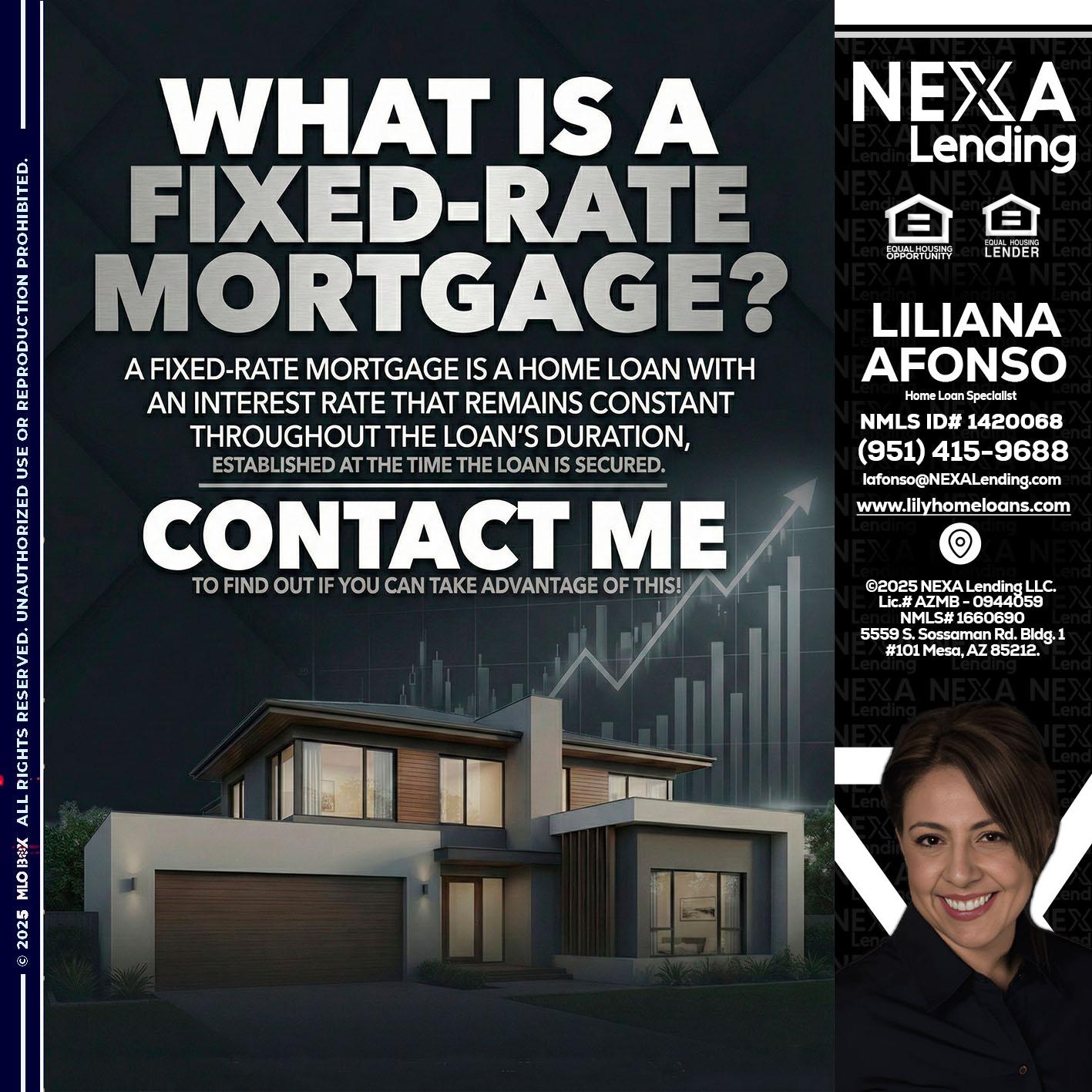 WHAT IS A - Liliana Afonso -Home Loan Specialist
