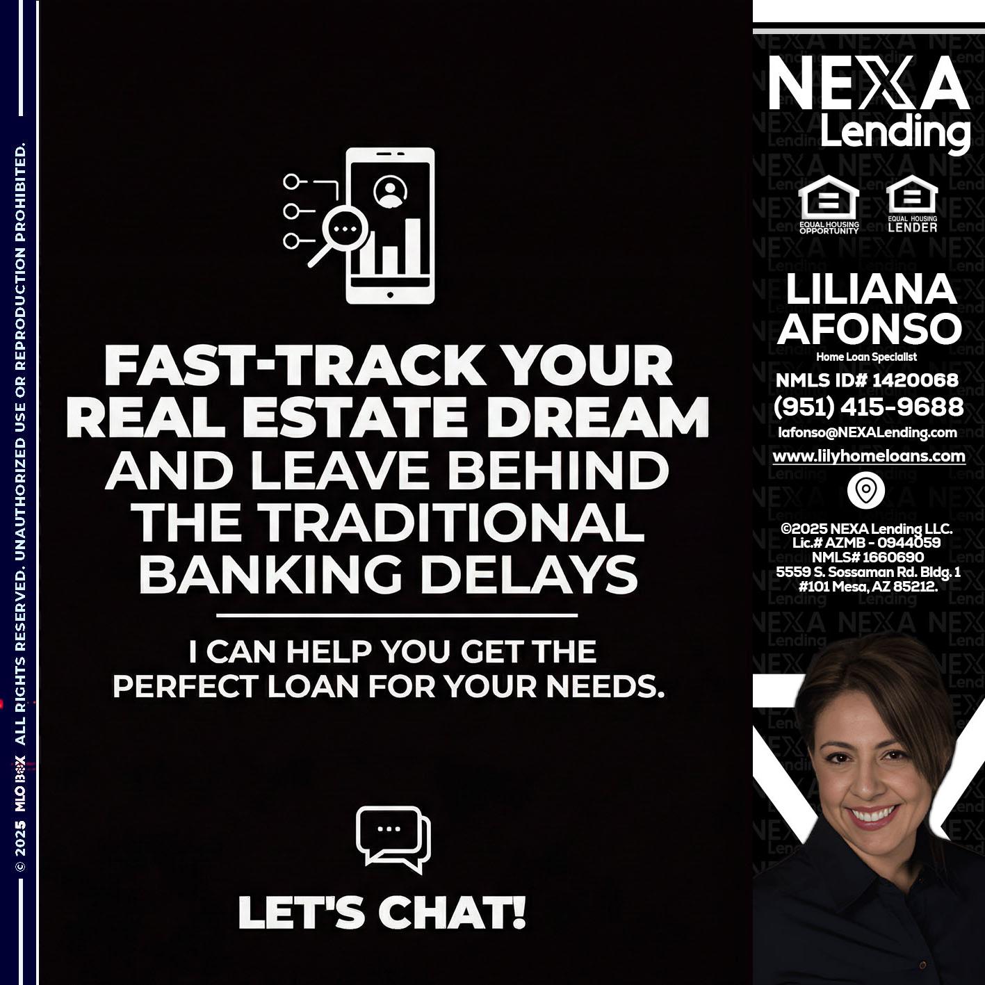 FAST TRACK - Liliana Afonso -Home Loan Specialist