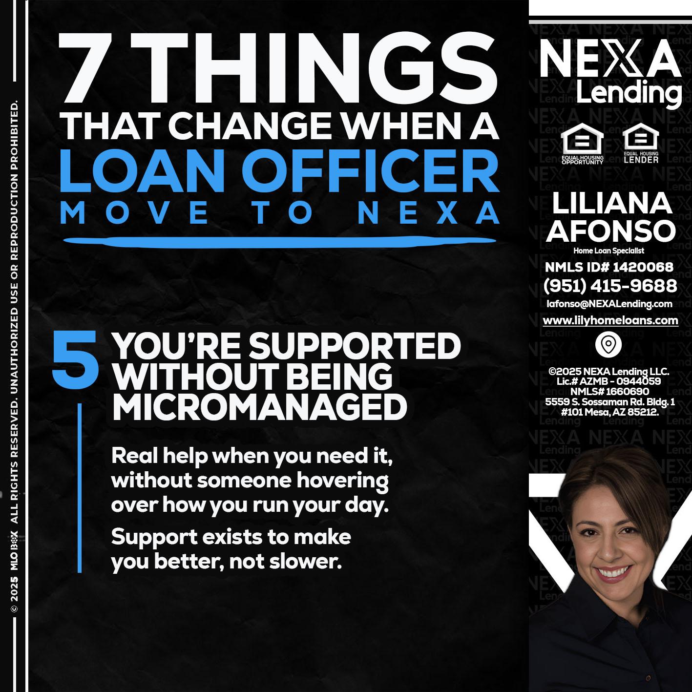 7 THINGS (5) - Liliana Afonso -Home Loan Specialist