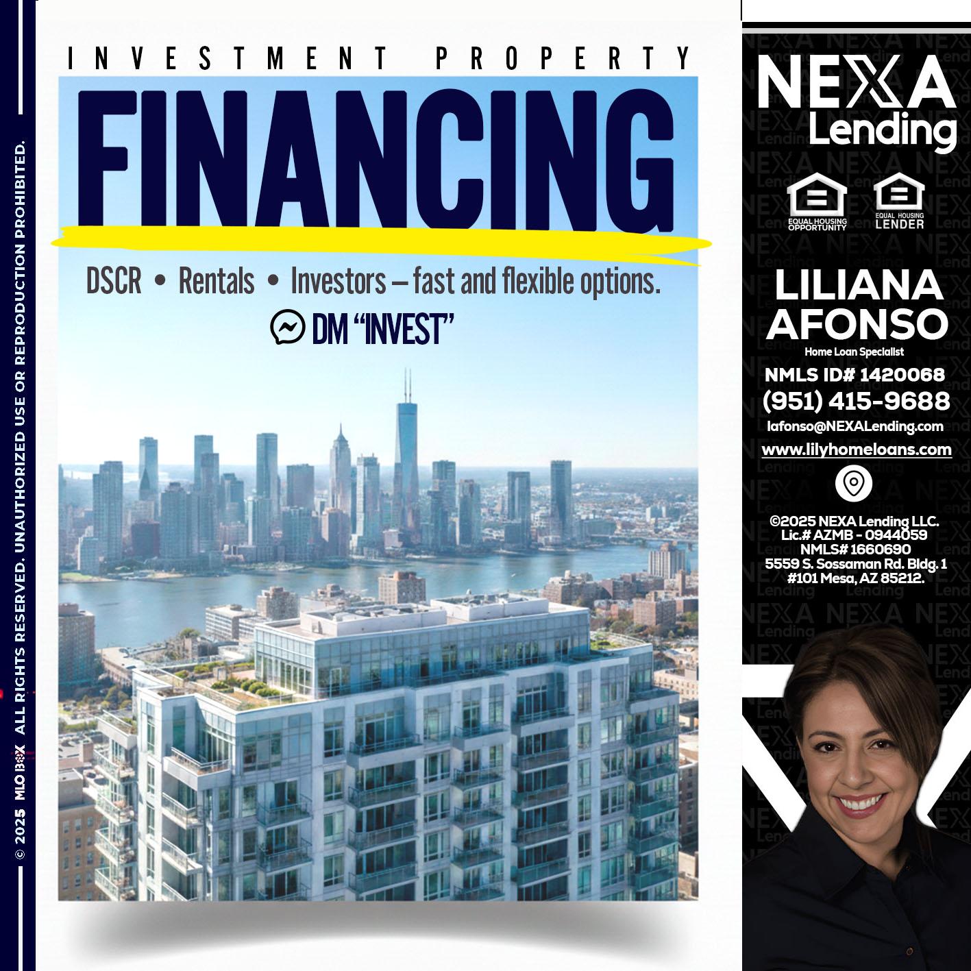FINANCING - Liliana Afonso -Home Loan Specialist