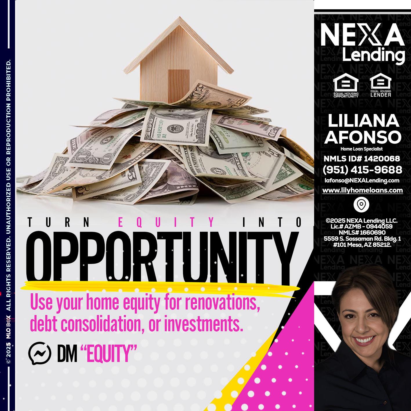 opportunity - Liliana Afonso -Home Loan Specialist