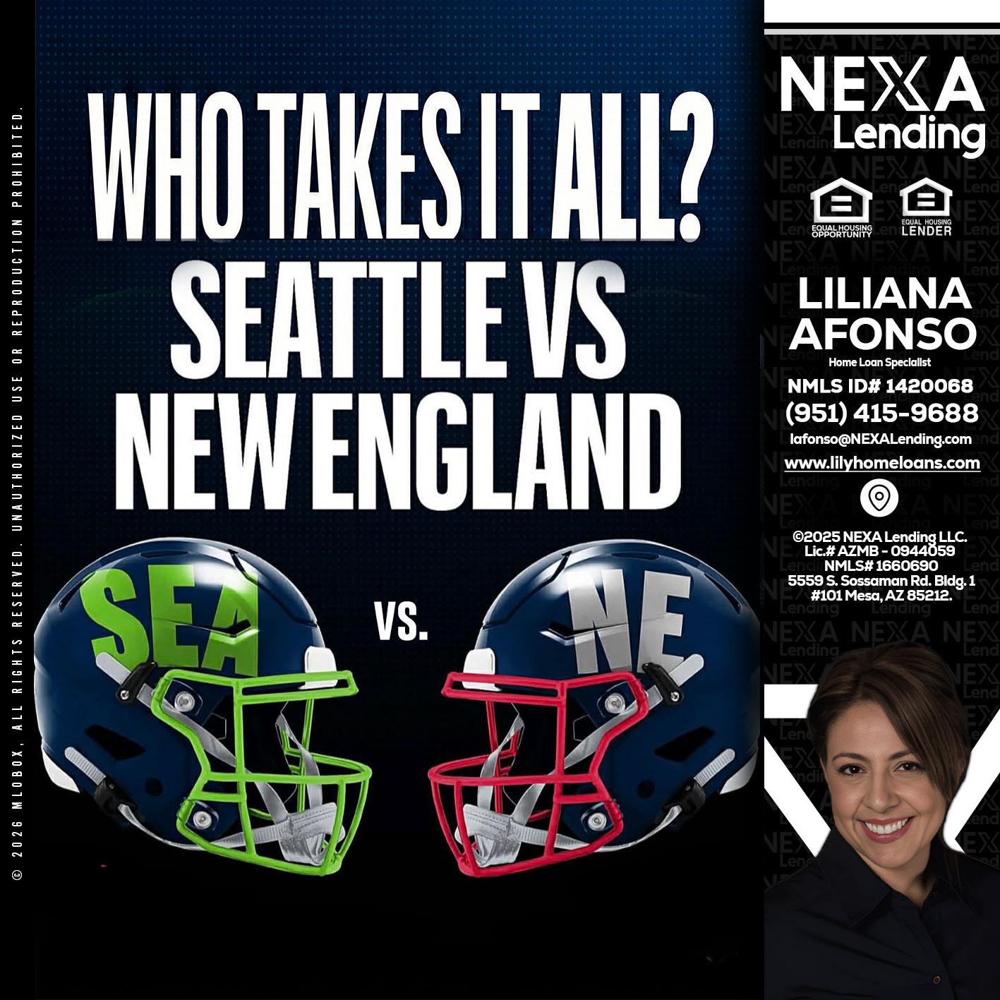 WHO TAKE IT ALL? - Liliana Afonso -Home Loan Specialist