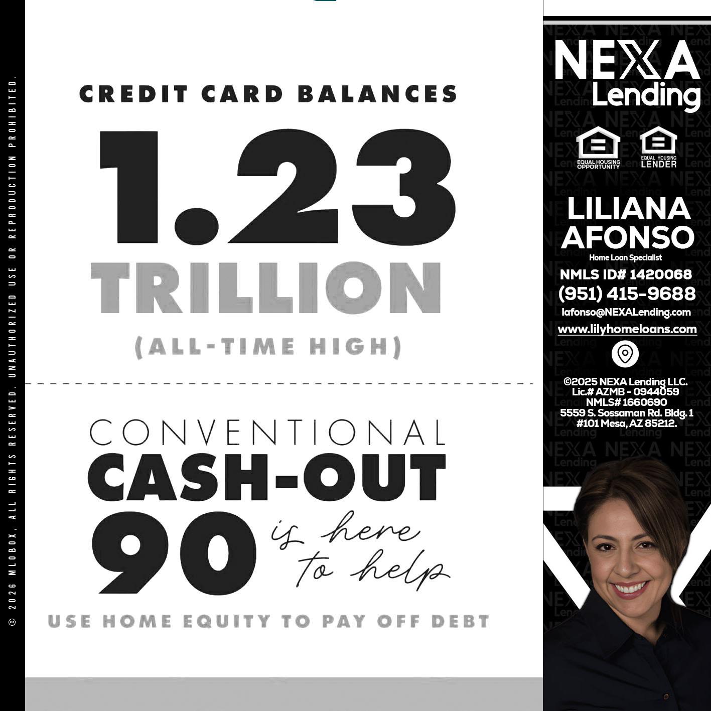 CREDIT CARD BALANCE - Liliana Afonso -Home Loan Specialist