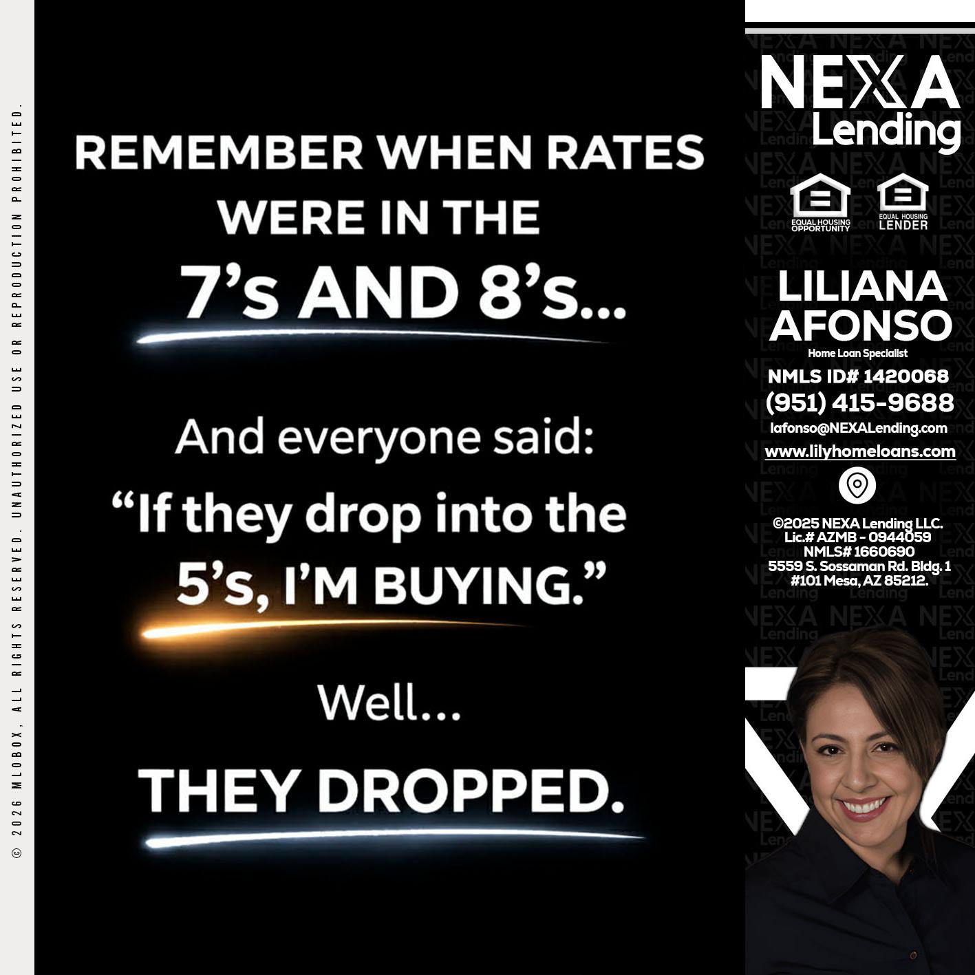 REMEMBER WHEN - Liliana Afonso -Home Loan Specialist