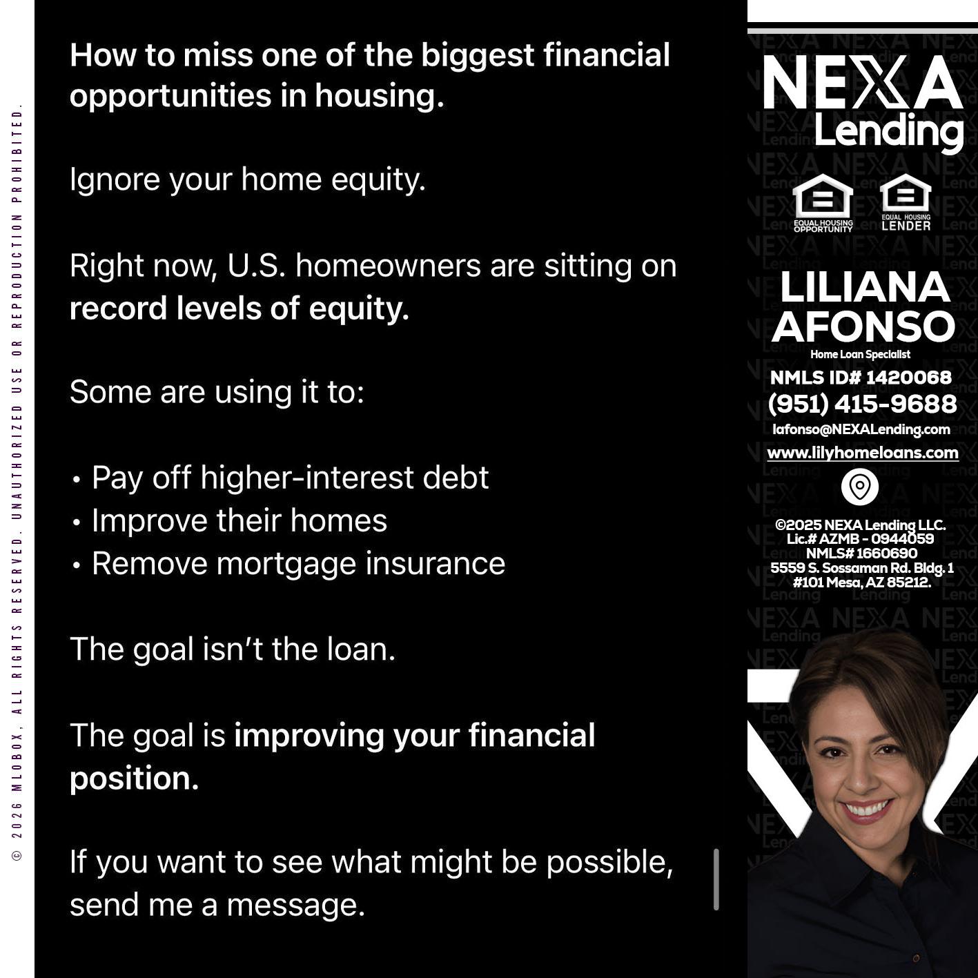 how to miss - Liliana Afonso -Home Loan Specialist