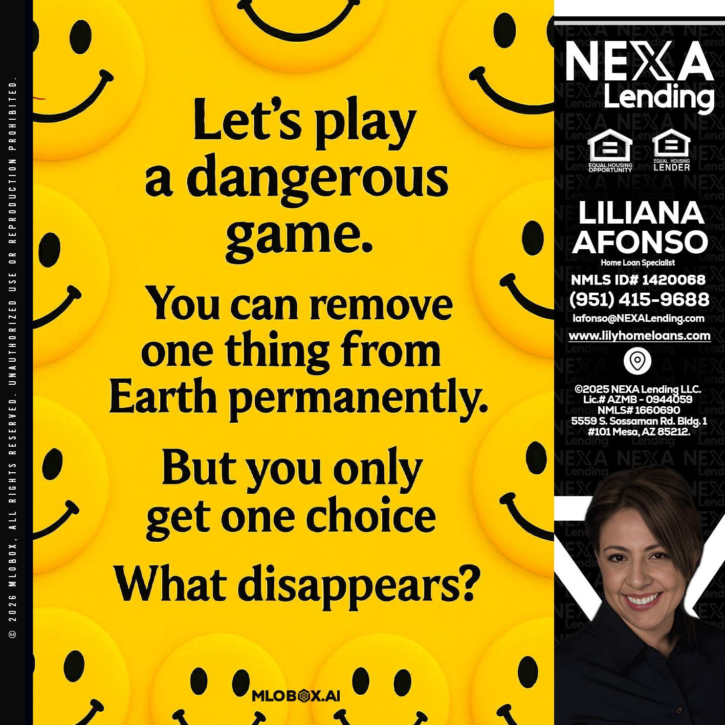 LETS PLAY - Liliana Afonso -Home Loan Specialist