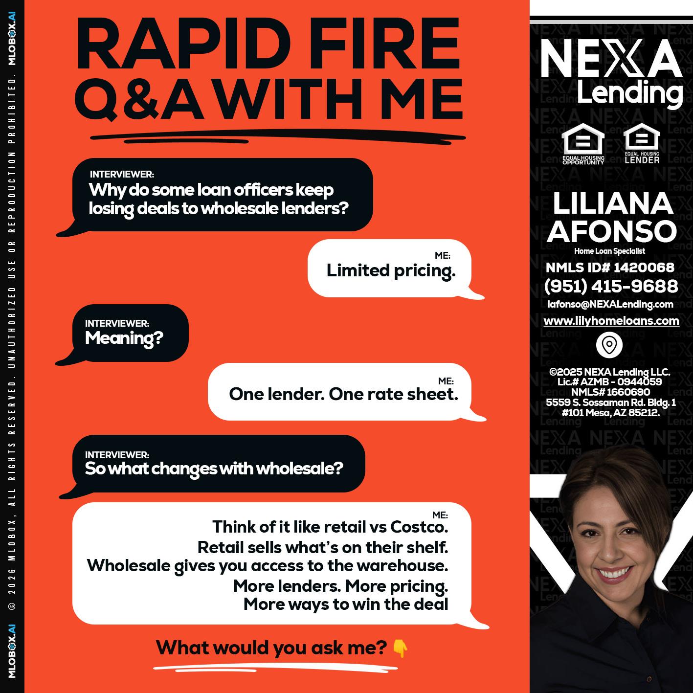 Q&A - Liliana Afonso -Home Loan Specialist