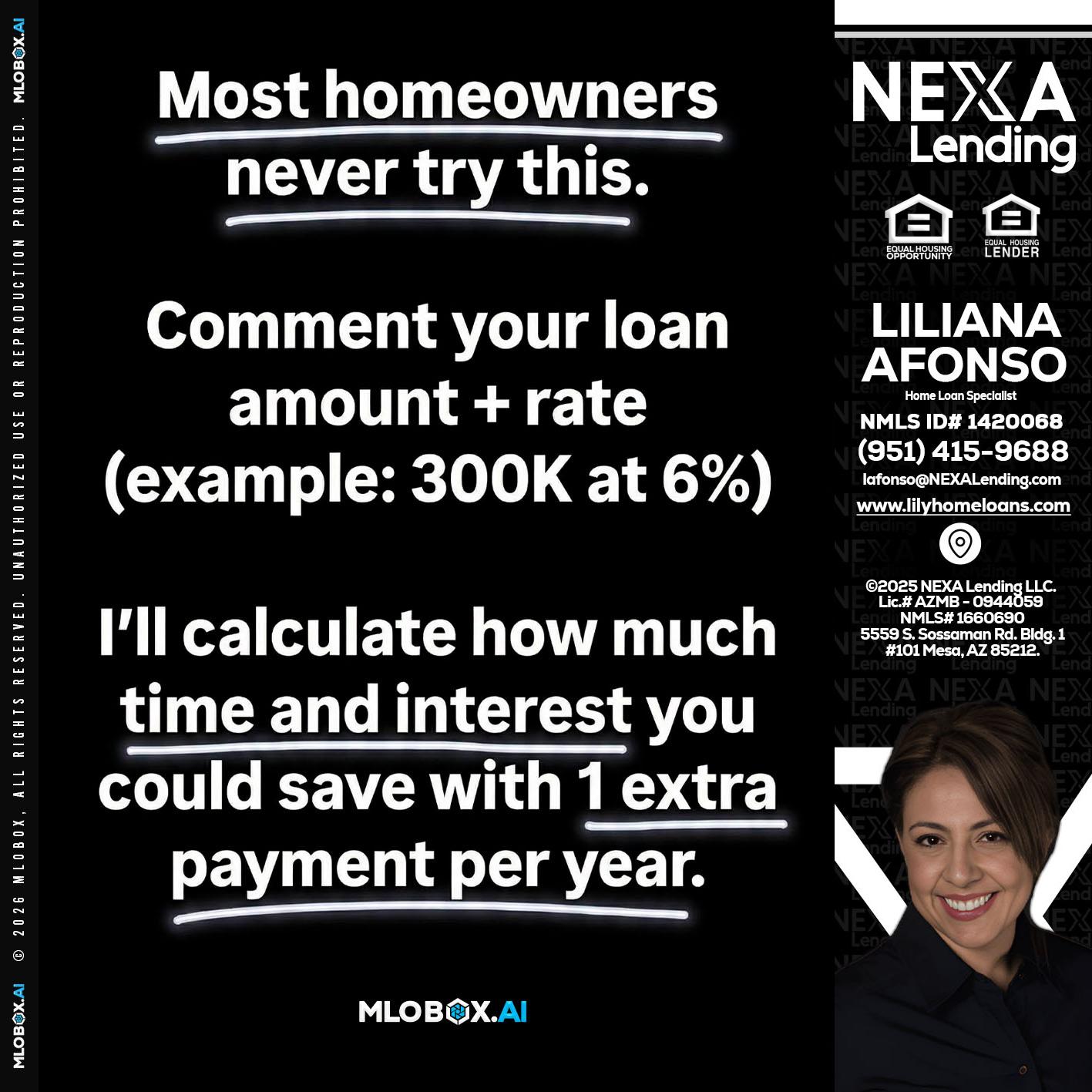 most owners - Liliana Afonso -Home Loan Specialist