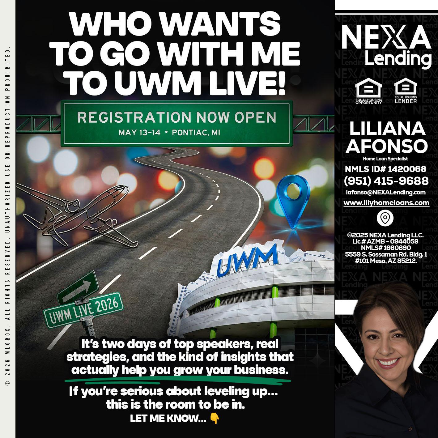 WHO WANTS - Liliana Afonso -Home Loan Specialist