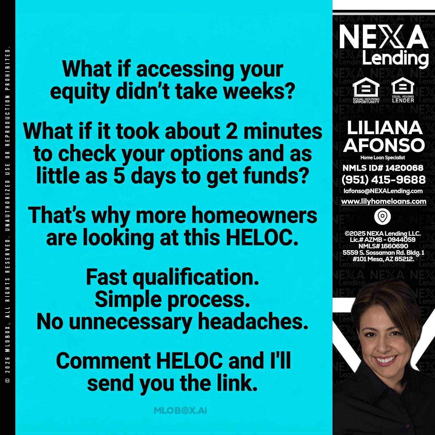 what if - Liliana Afonso -Home Loan Specialist