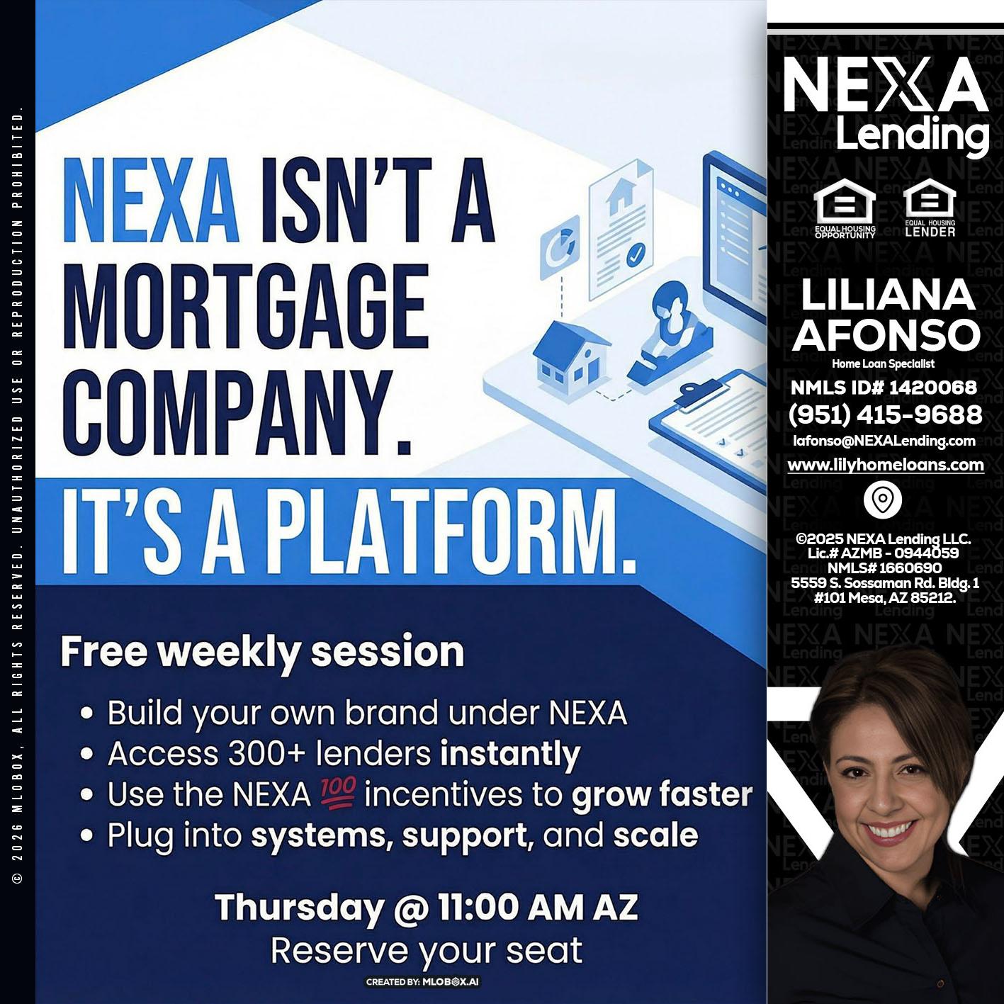 NEXA ISNT - Liliana Afonso -Home Loan Specialist