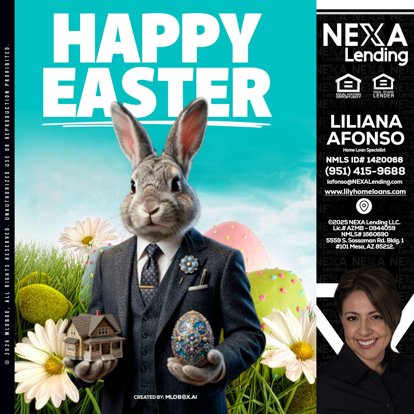 HAPPY EASTER - Liliana Afonso -Home Loan Specialist