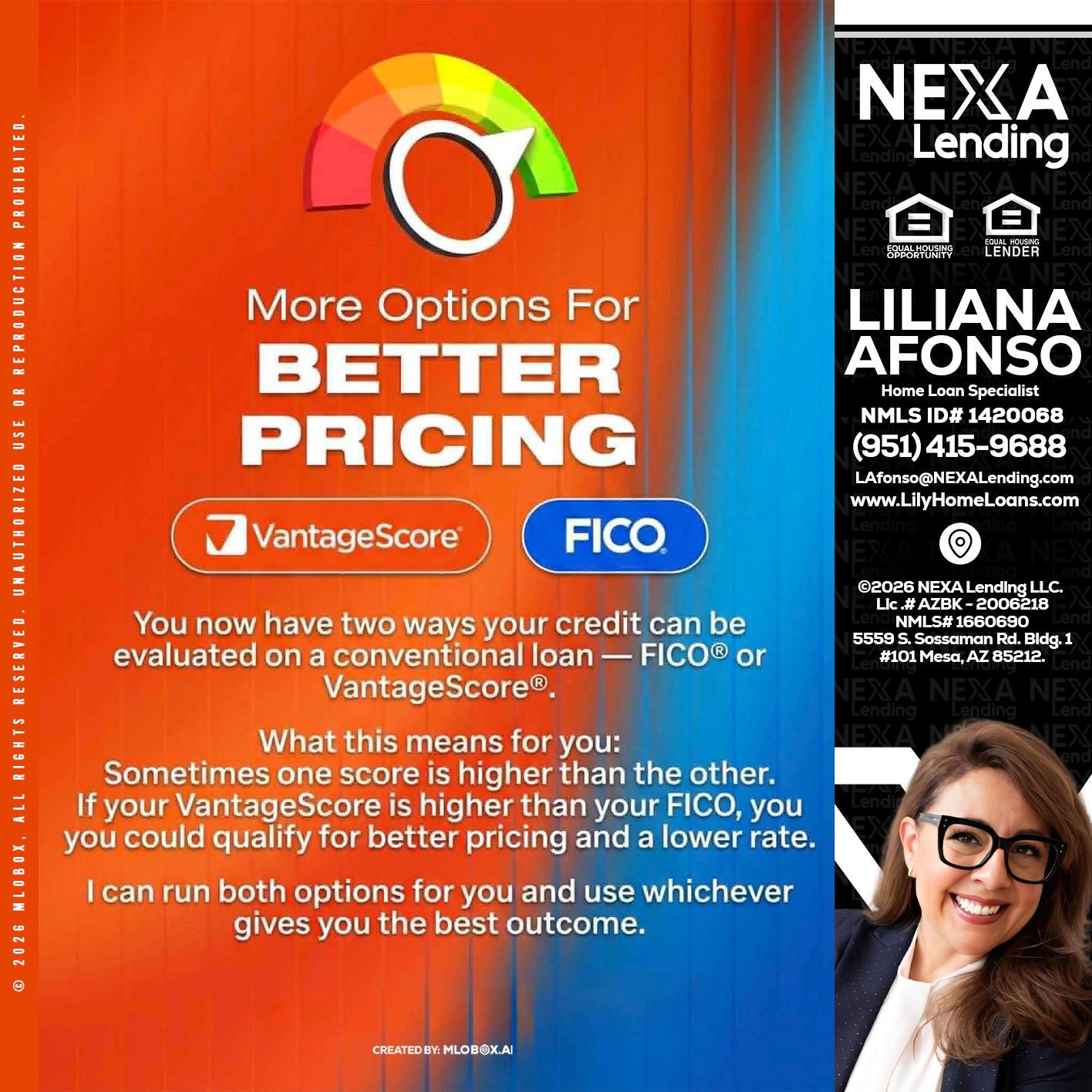 BETTER PRICING - Liliana Afonso -Home Loan Specialist