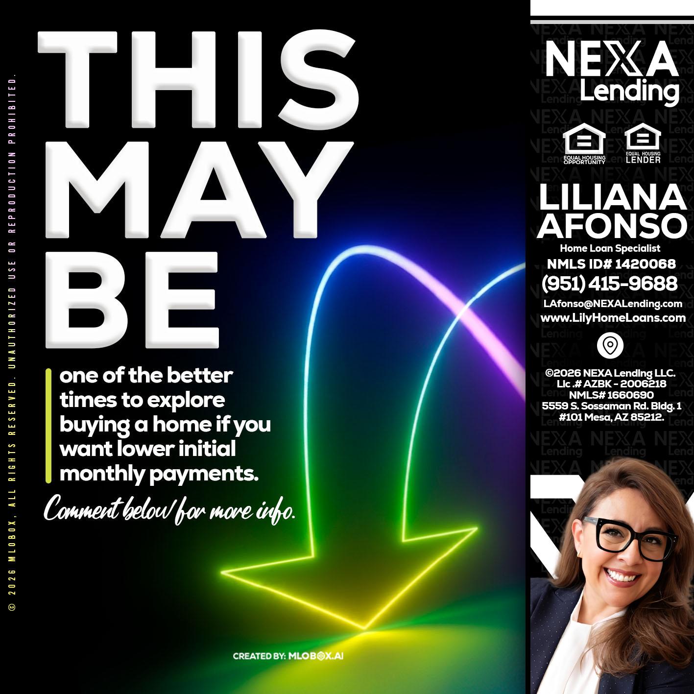 THIS MAY BE - Liliana Afonso -Home Loan Specialist