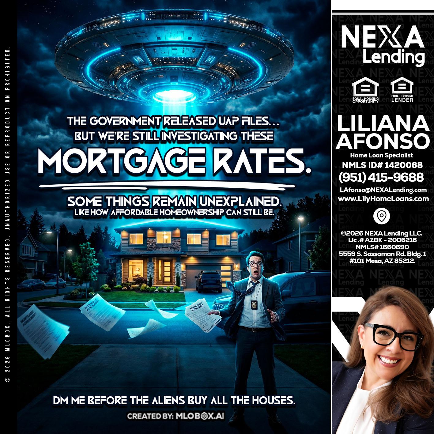 MORTGAGE RATES - Liliana Afonso -Home Loan Specialist