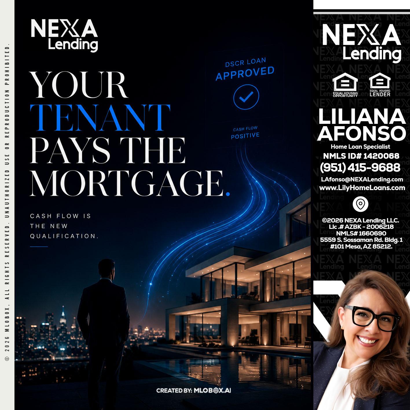 DSCR LOANS - Liliana Afonso -Home Loan Specialist