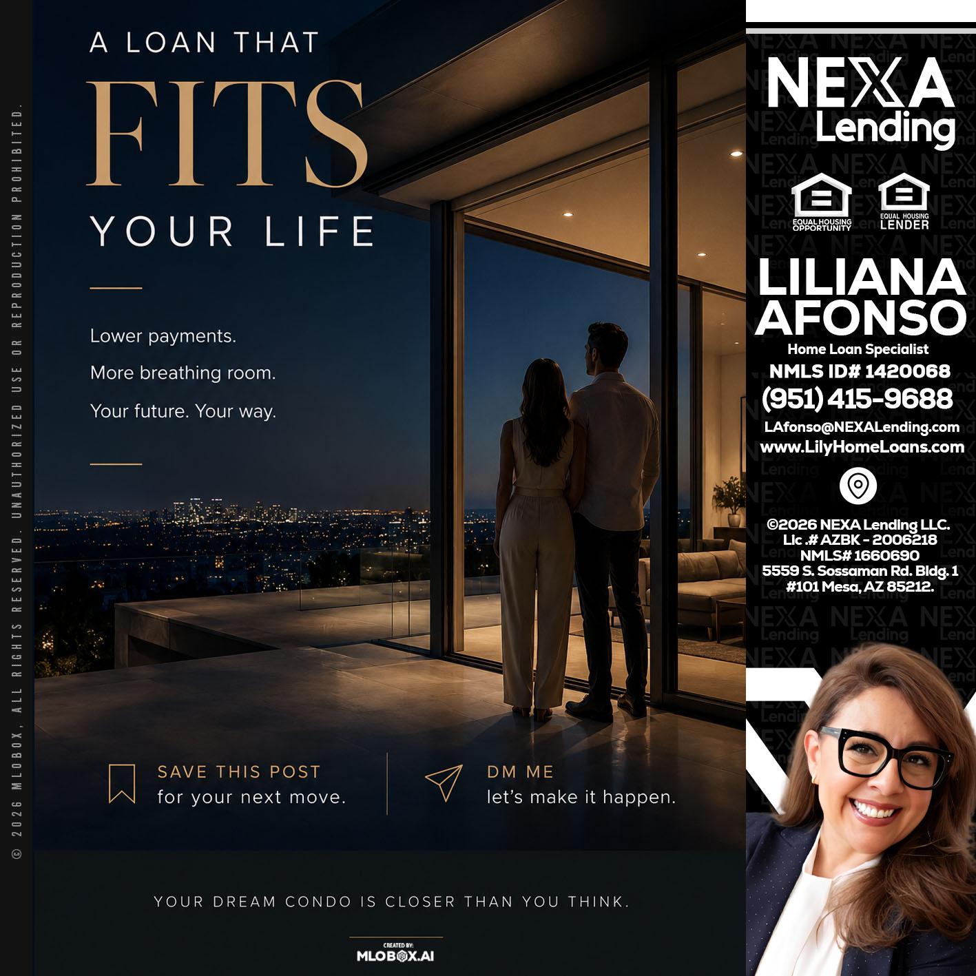 LOANS THAT FIT - Liliana Afonso -Home Loan Specialist