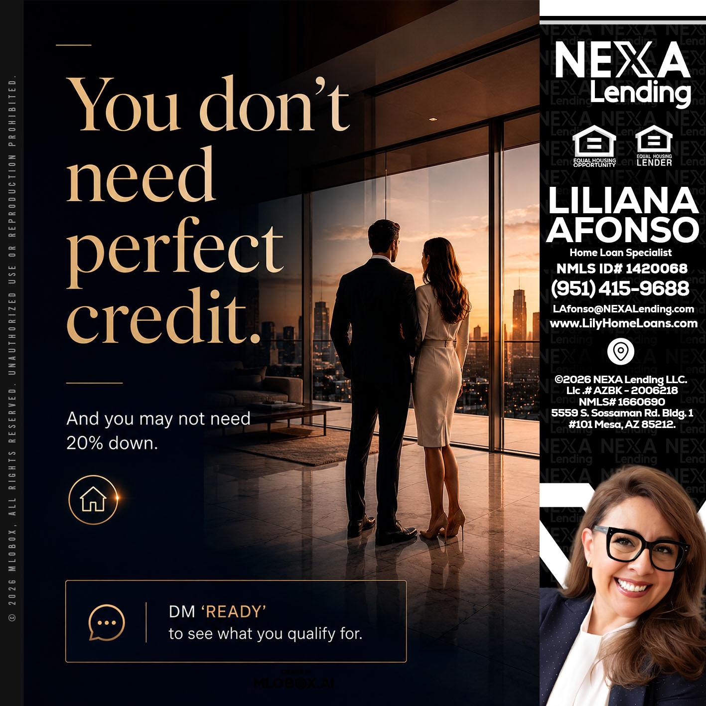 you don't need - Liliana Afonso -Home Loan Specialist