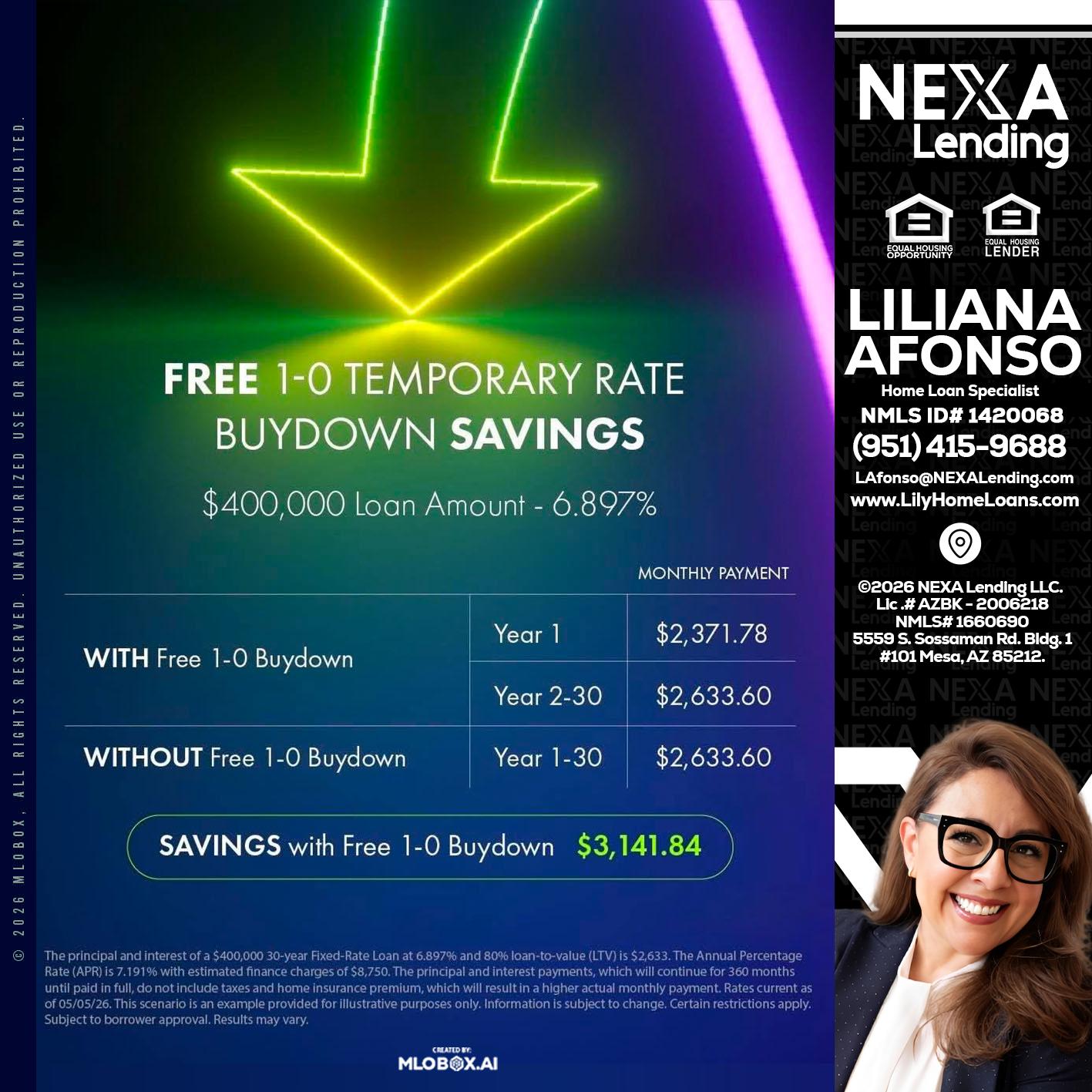 BUYDOWN - Liliana Afonso -Home Loan Specialist